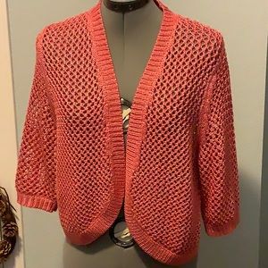 🍁Chico’s Crocheted Shrug🍁